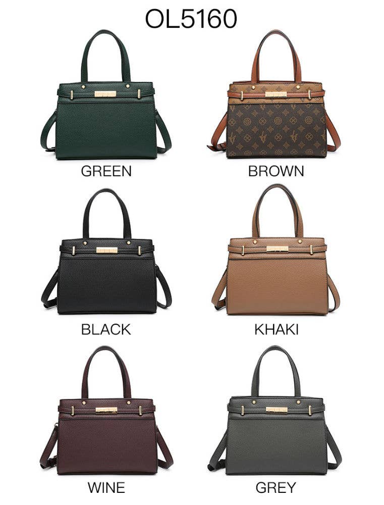 OL5160 Mini Tote/Grab bag with zip closure on the top