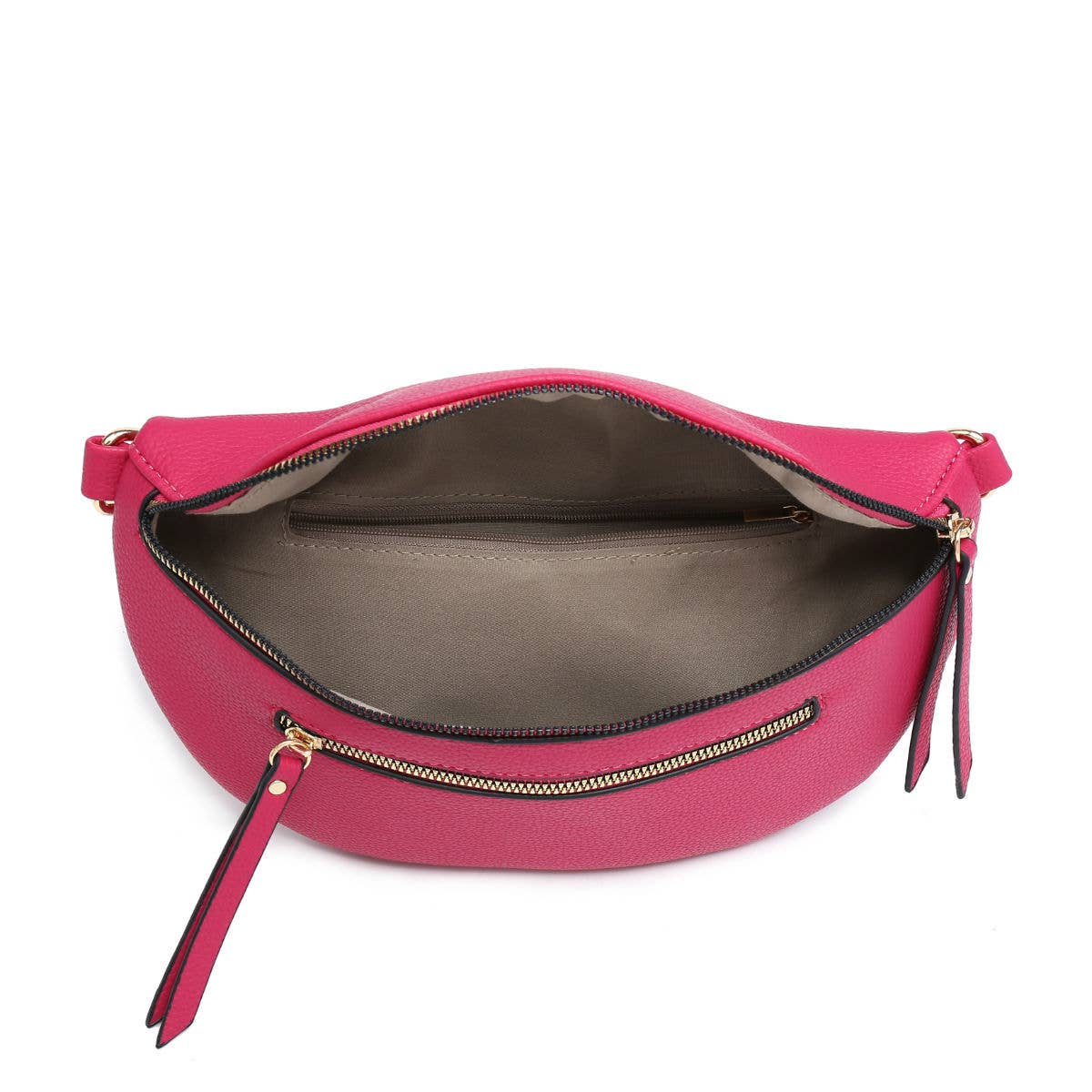 B23003 Canvas Strap Sling Chest Bag with zip top sections