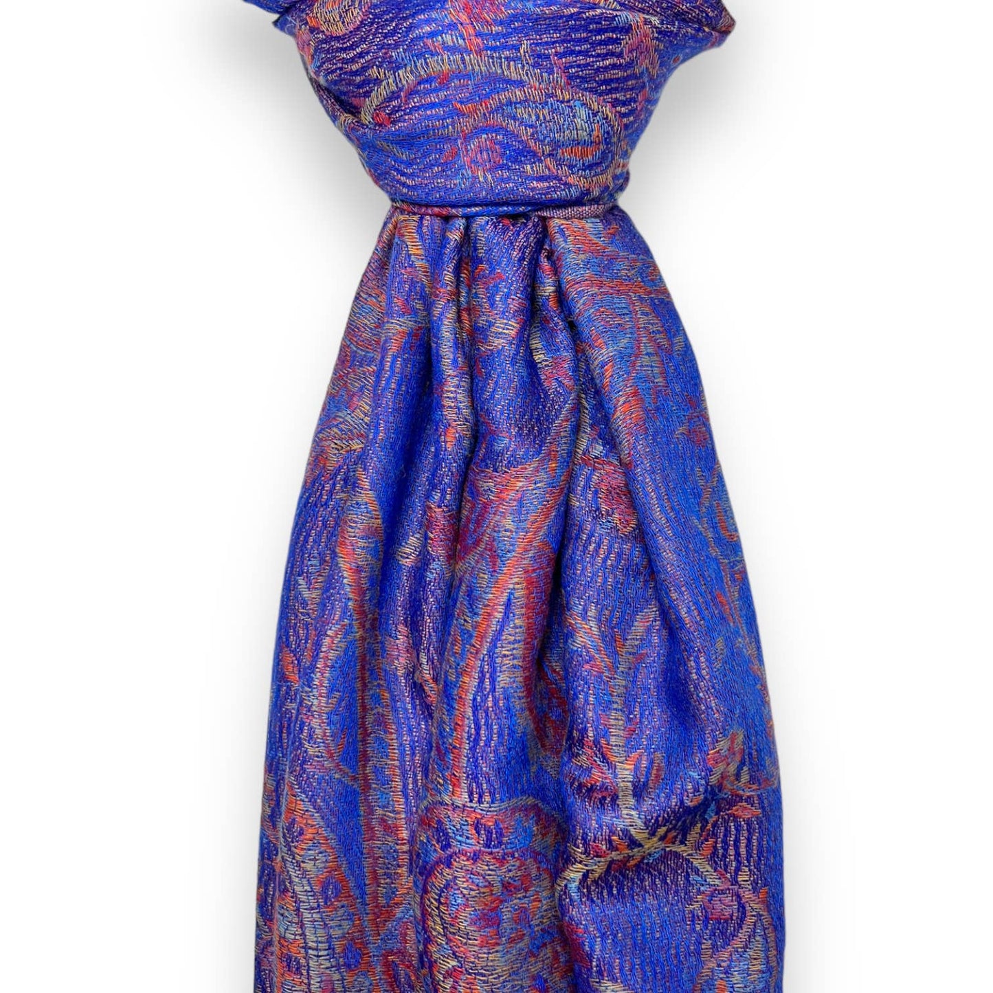 Pashmina jacquard paisley print with tassels