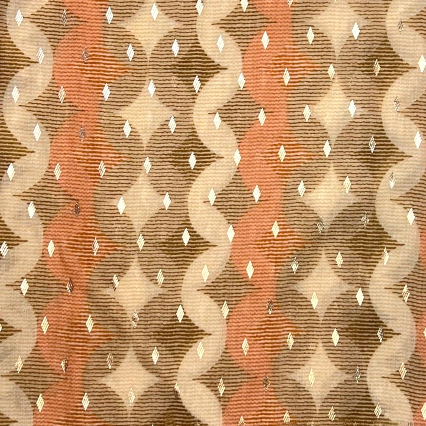 Retro printed style scarf with stars