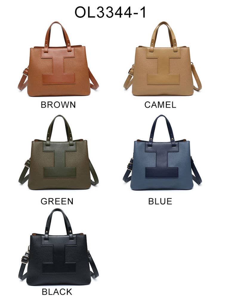 OL3344-1 Handbag with zip top section