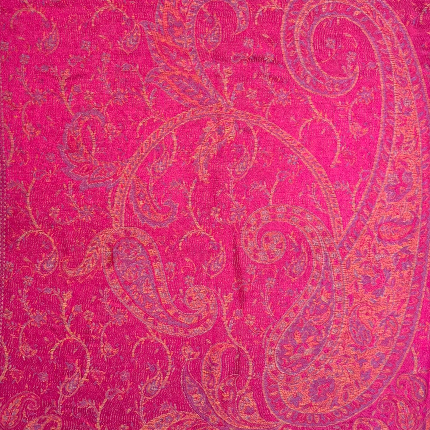 Pashmina jacquard paisley print with tassels