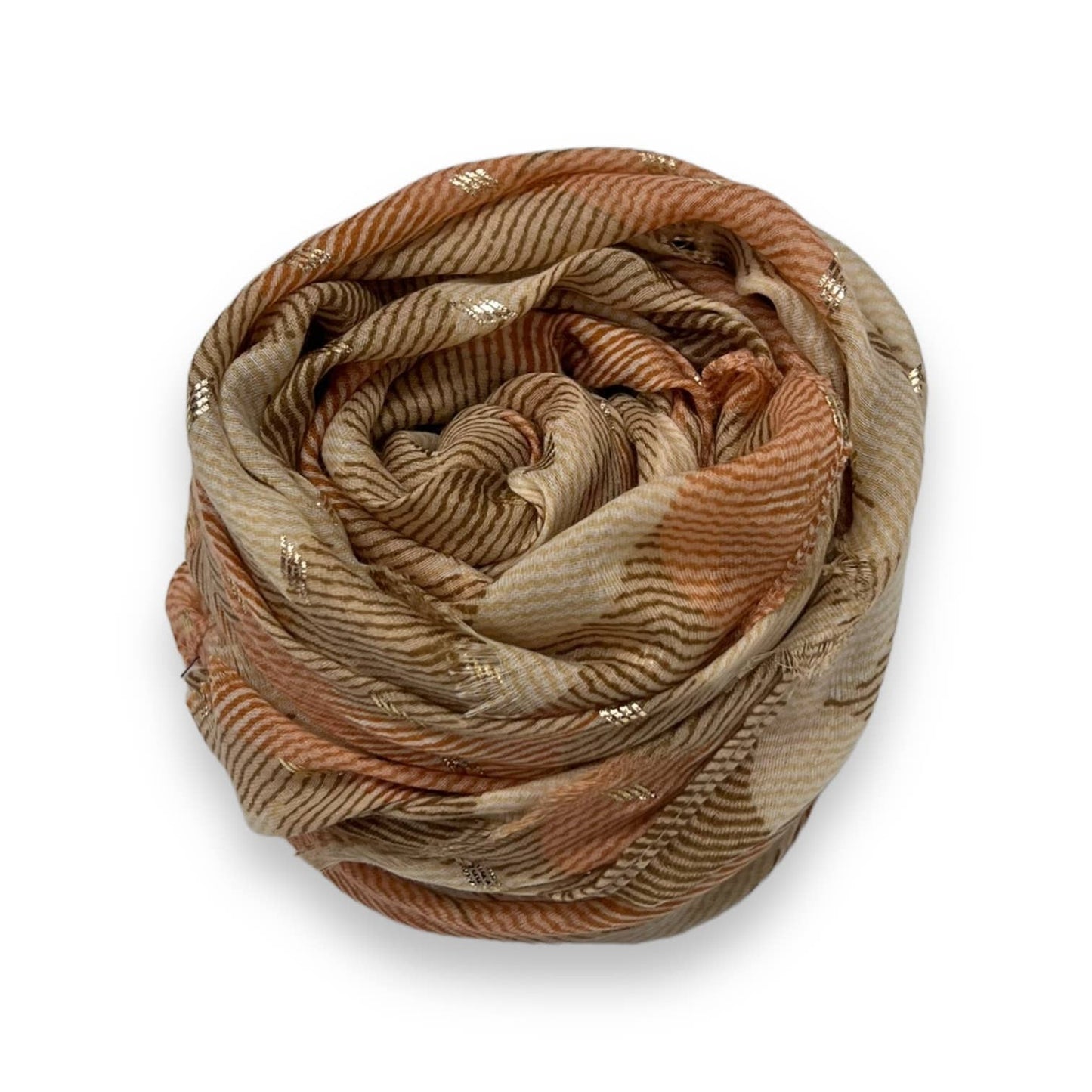 Retro printed style scarf with stars