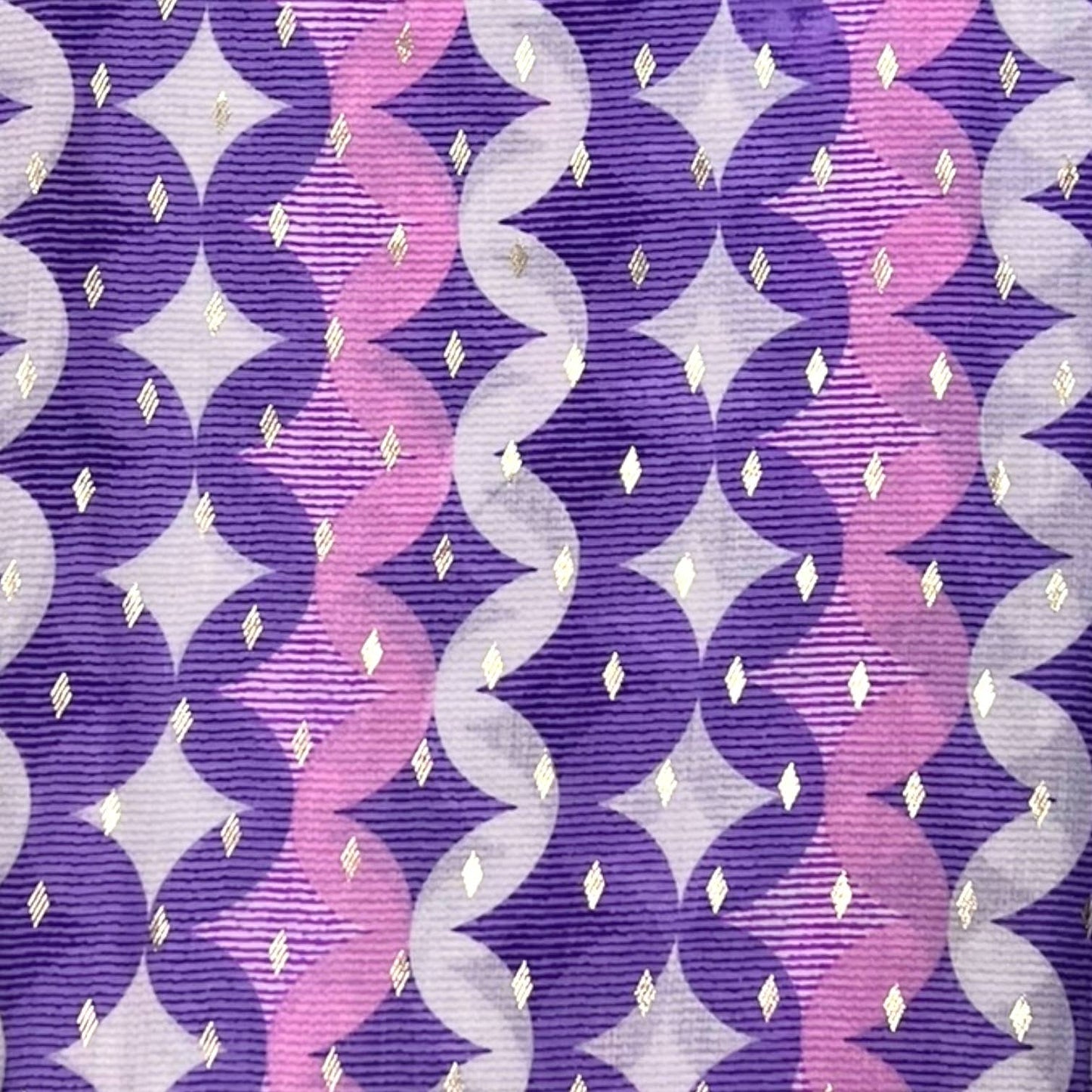 Retro printed style scarf with stars