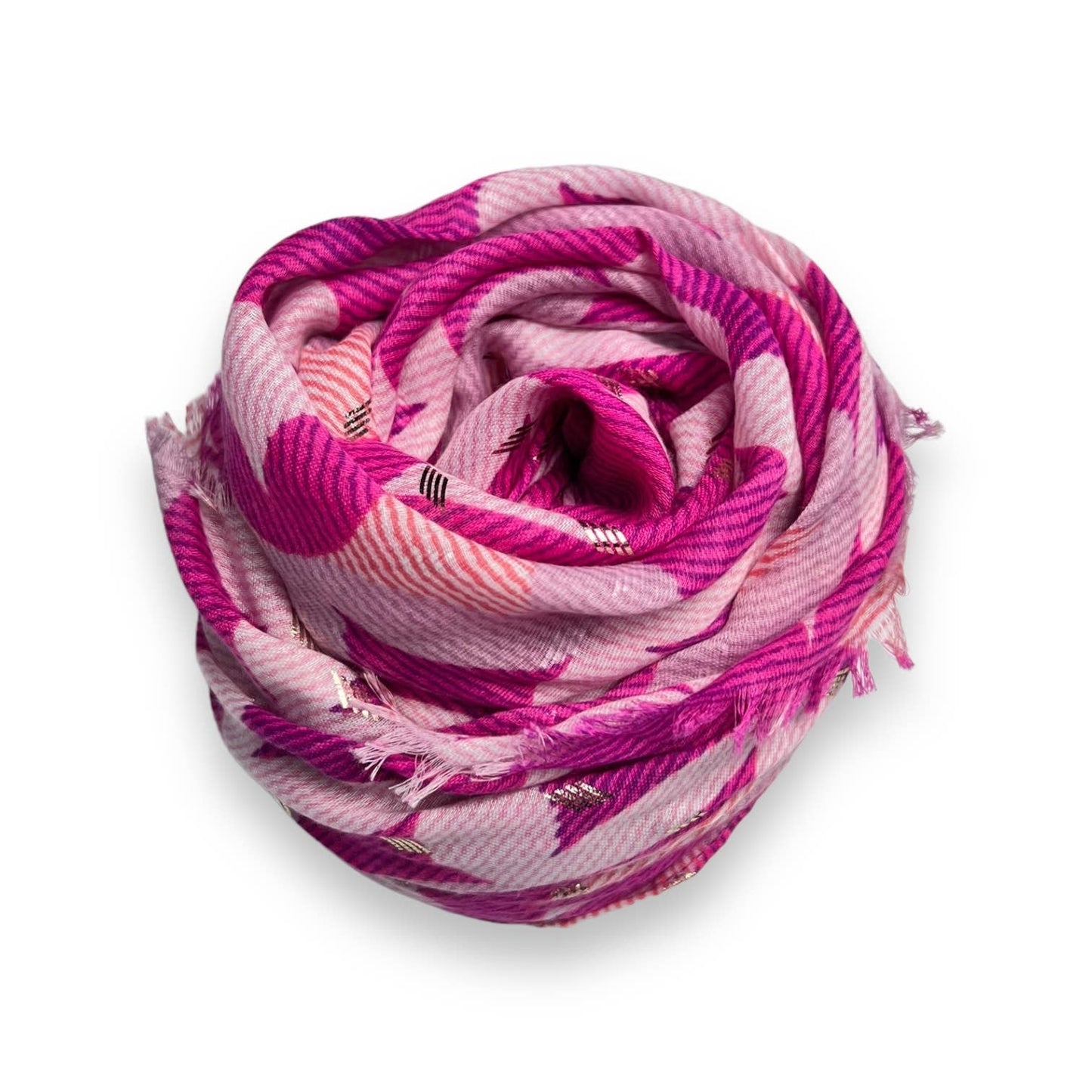 Retro printed style scarf with stars