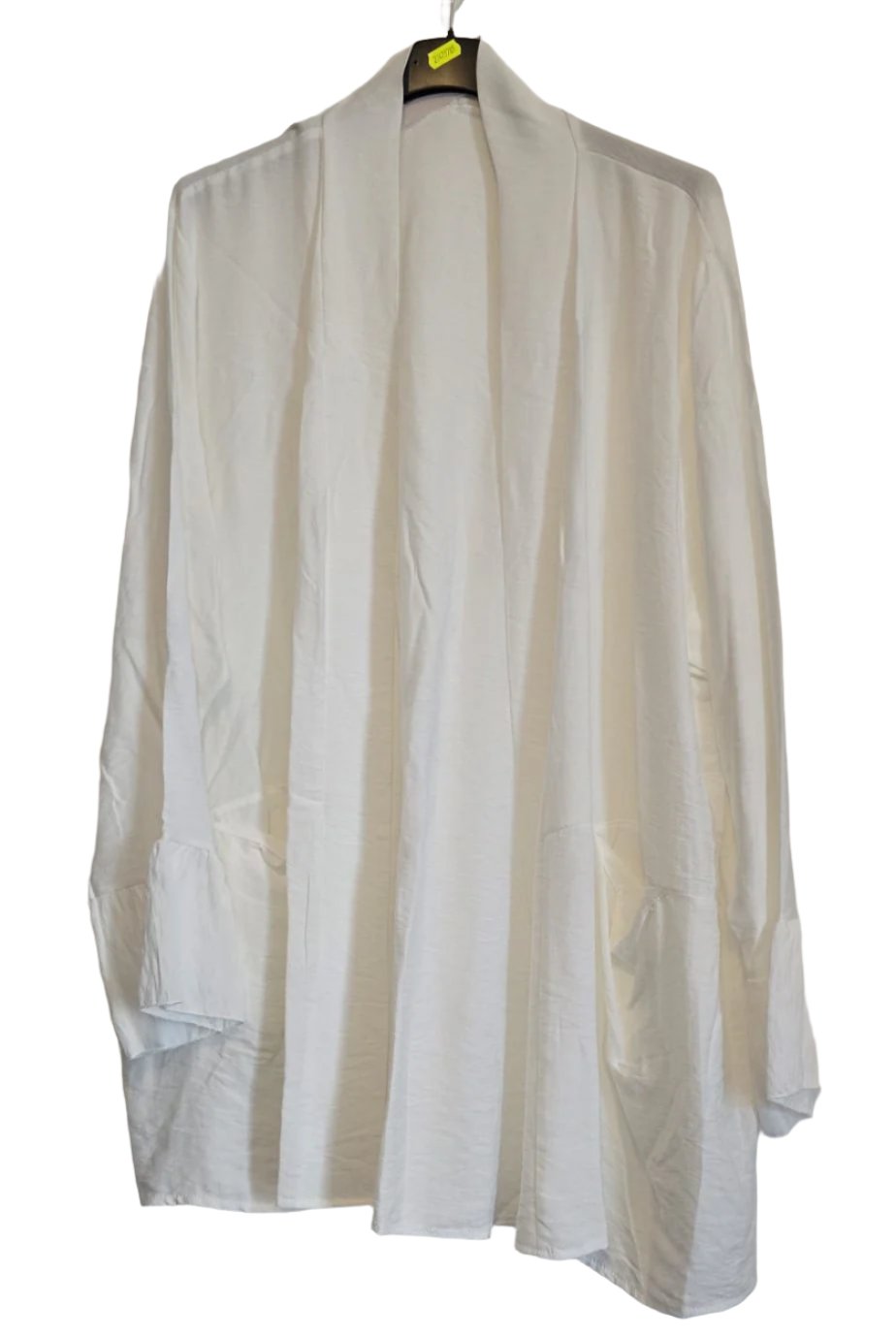 Plain Cardigan with Open Front Pockets