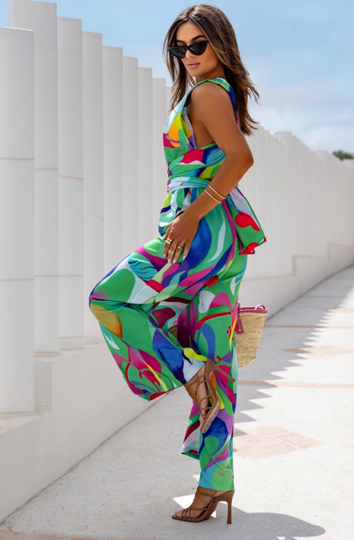 Colourful fashion jumpsuit