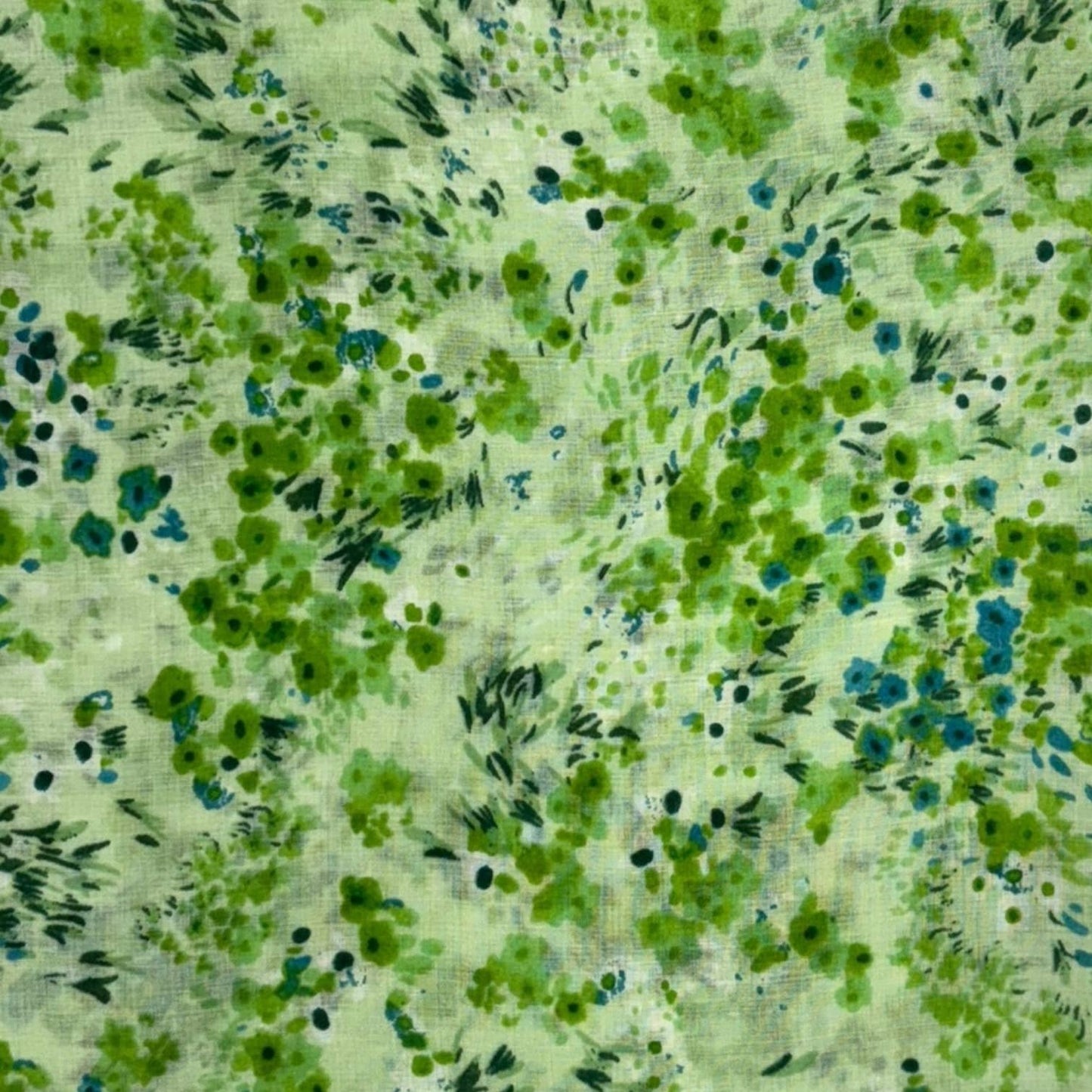 Summer colour Mimosa flower prints on medium weight scarf