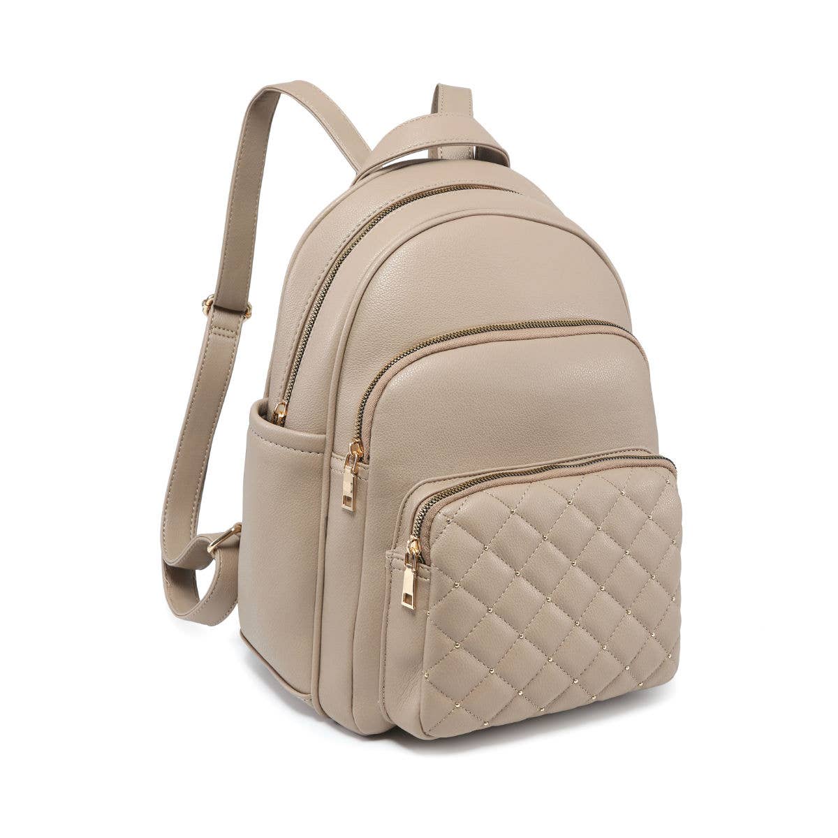 GL23900-Backpack with check quilted pattern