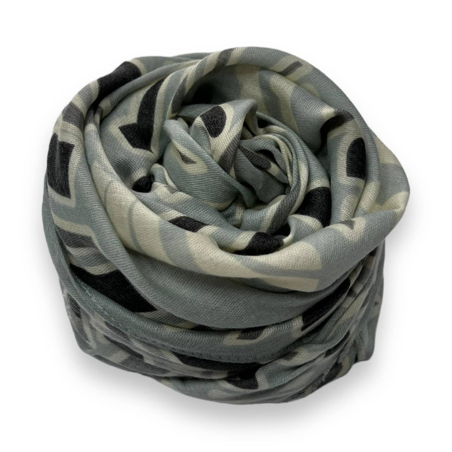Geometrical printed scarf