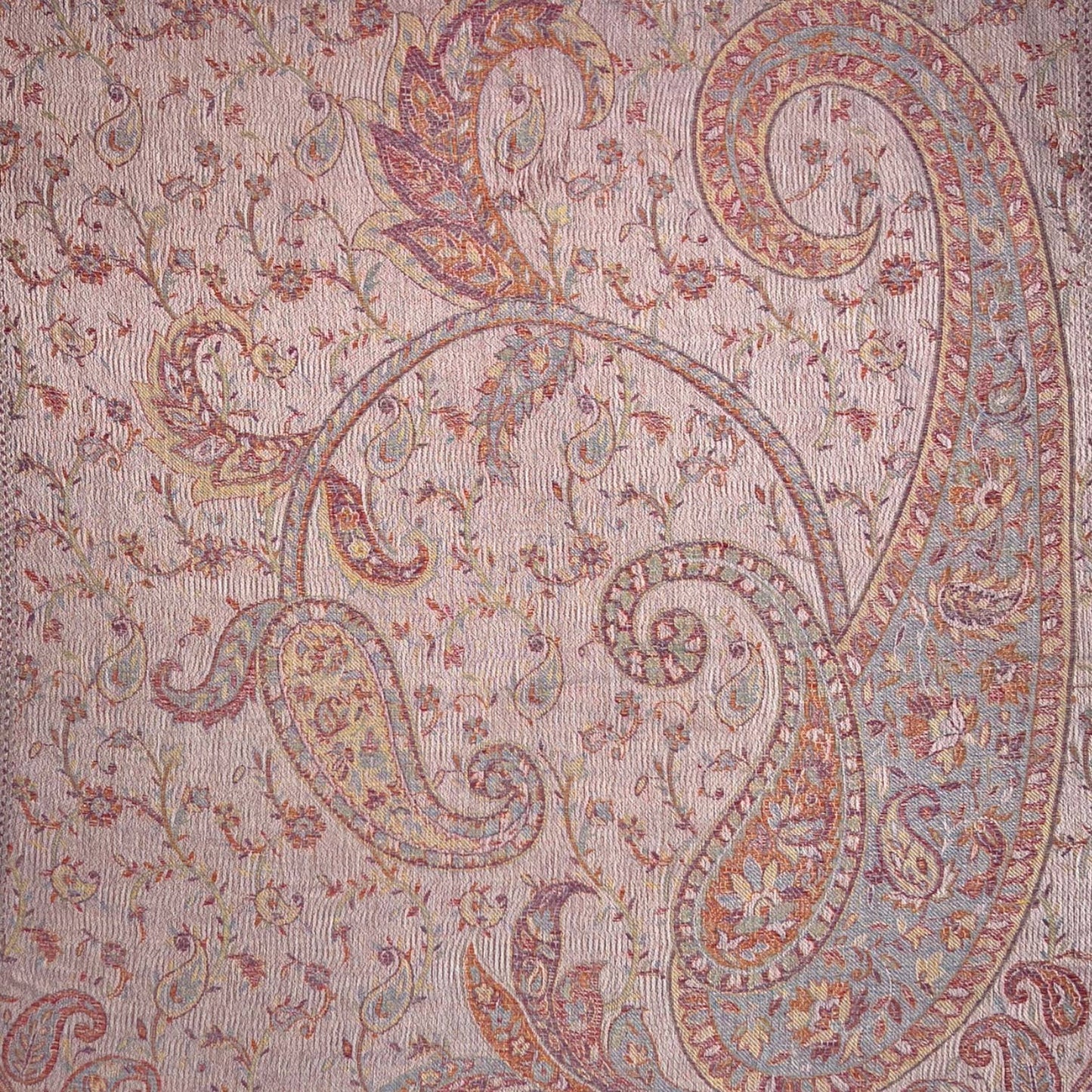 Pashmina jacquard paisley print with tassels