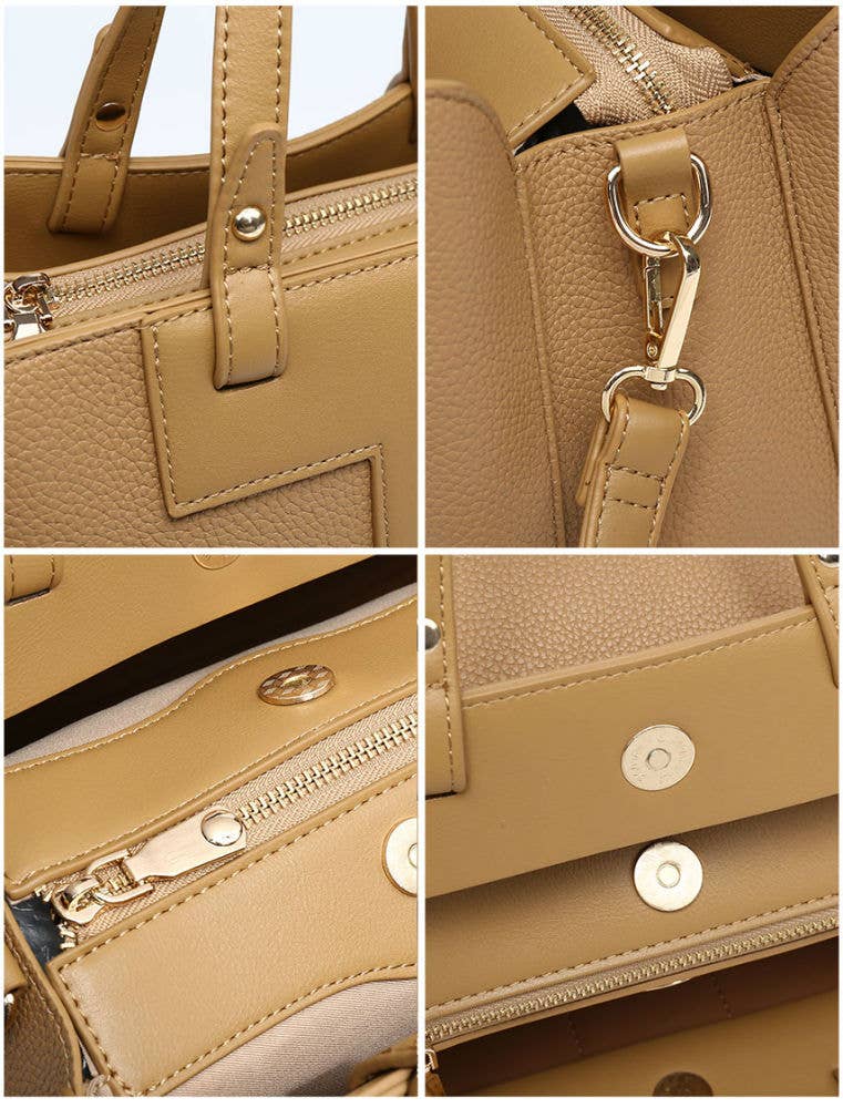 OL3344-1 Handbag with zip top section