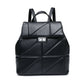 SP2288 Backpack with quilted pattern and flap over lid