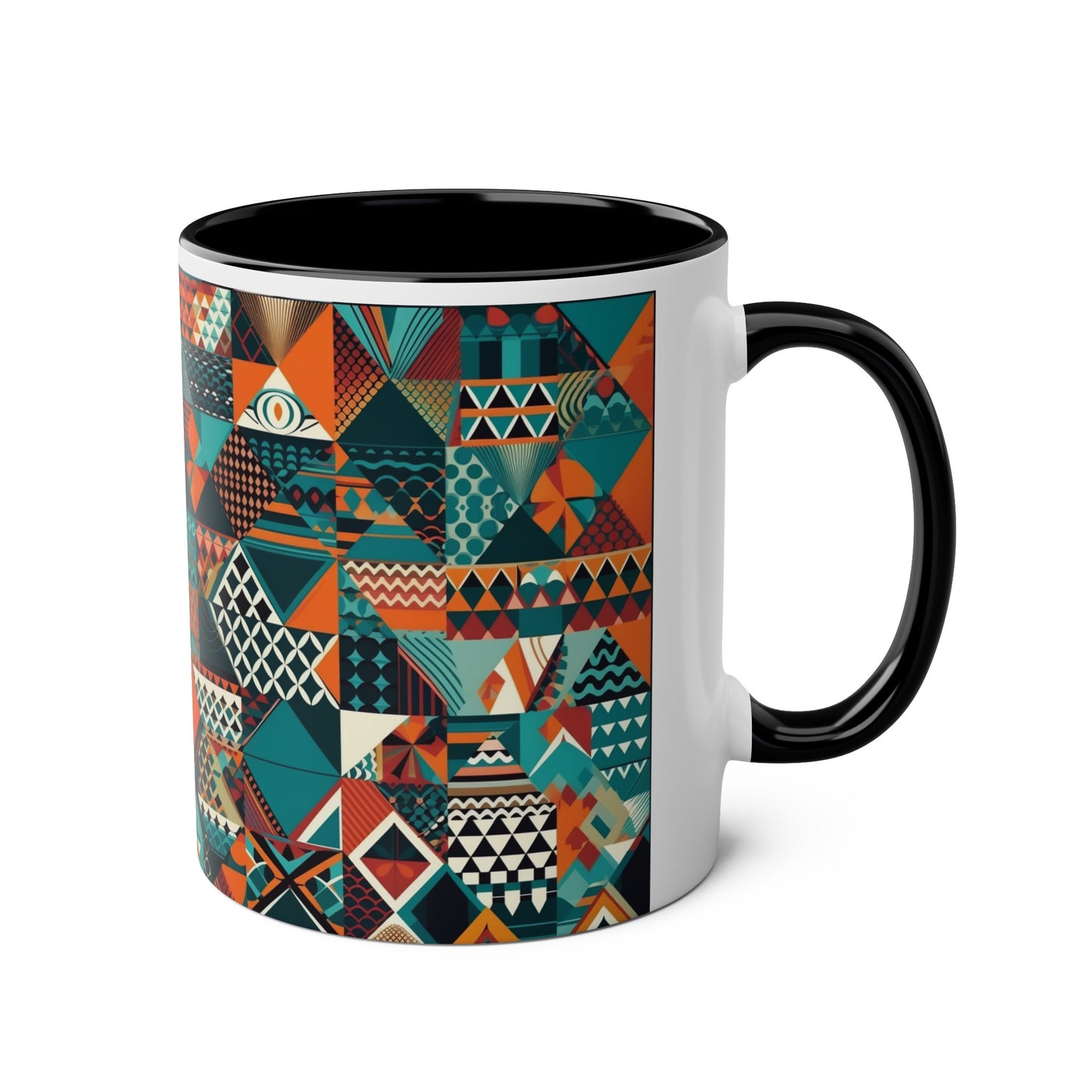 Two-Tone Coffee Mugs, 11oz