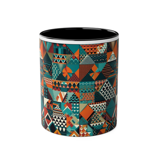 Two-Tone Coffee Mugs, 11oz