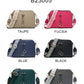 B23005 Cross Body Handbag with three zip top sections