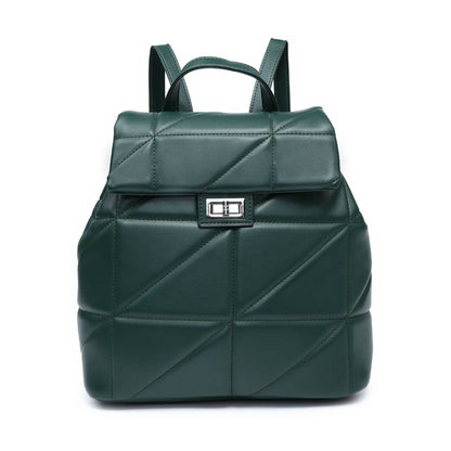 SP2288 Backpack with quilted pattern and flap over lid