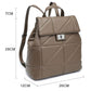 SP2288 Backpack with quilted pattern and flap over lid