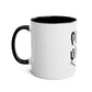 Two-Tone Coffee Mugs, 11oz