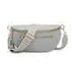 B23003 Canvas Strap Sling Chest Bag with zip top sections