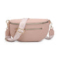 B23003 Canvas Strap Sling Chest Bag with zip top sections