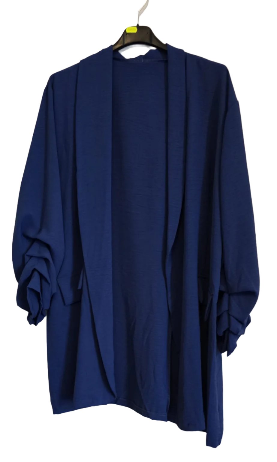 Plain  Cardigan with Open Front Pockets