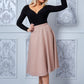 City Goddess Sparkle Lurex Skater Skirt