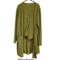 Plain Open Front Co-Ord Set with Drawstring Waistband