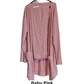 Plain Open Front Co-Ord Set with Drawstring Waistband