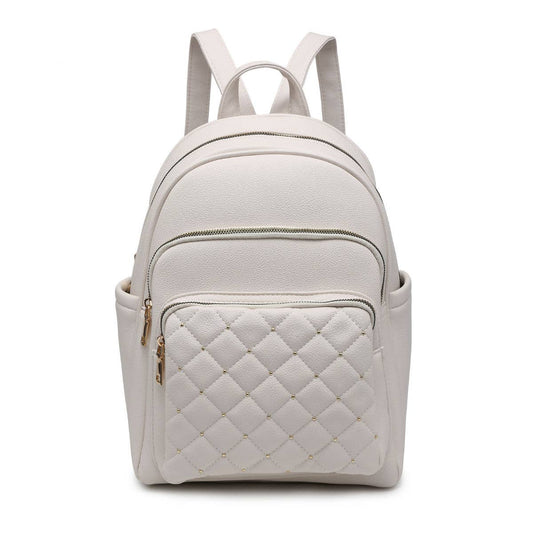 GL23900-Backpack with check quilted pattern