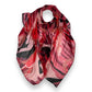 Abstract brush painting scarf