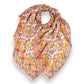 Mosaic flower print scarf