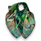 Abstract brush painting scarf