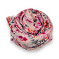 Summer colour Mimosa flower prints on medium weight scarf