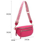 B23003 Canvas Strap Sling Chest Bag with zip top sections