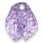 Summer colour Mimosa flower prints on medium weight scarf