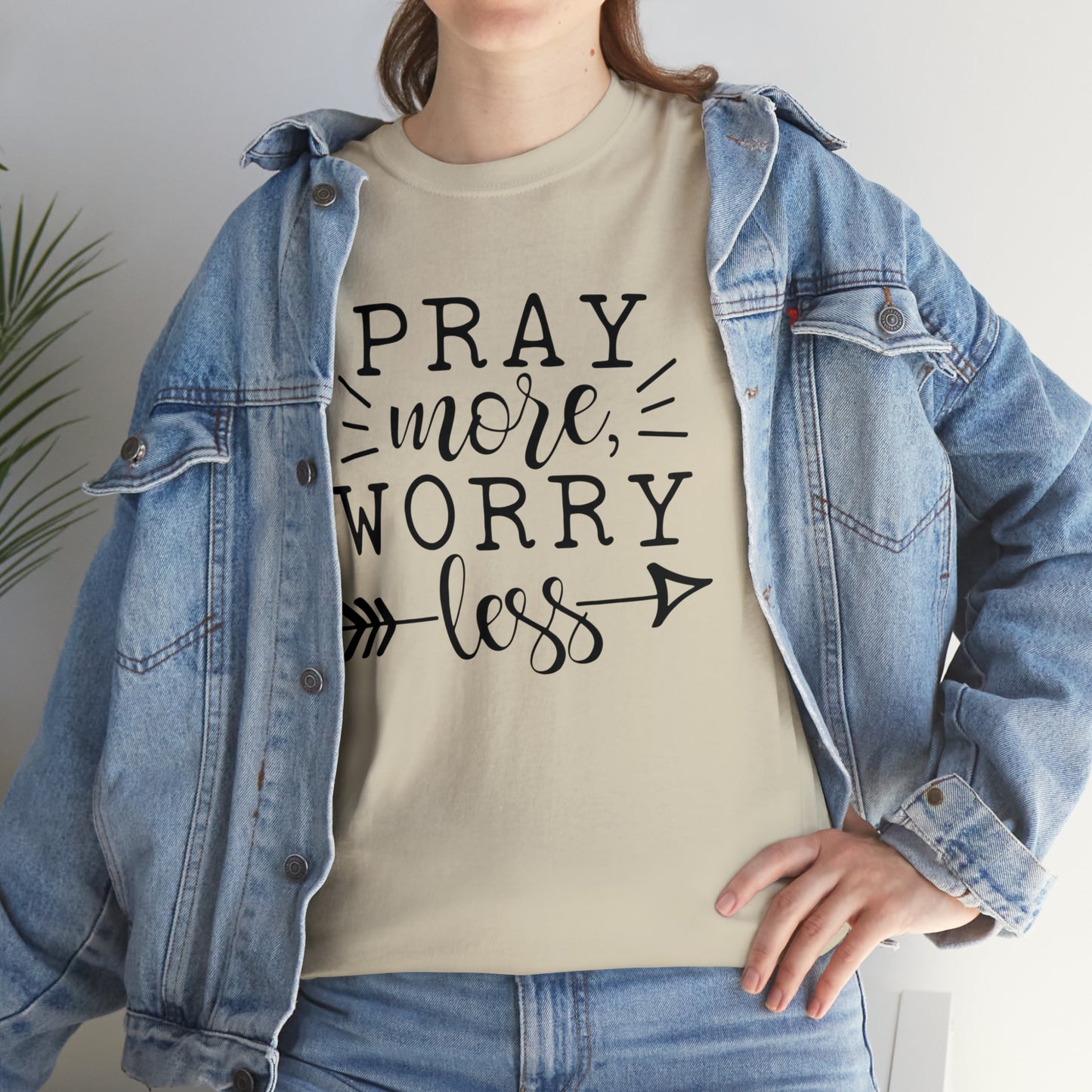 Pray More Worry Less Unisex Tee
