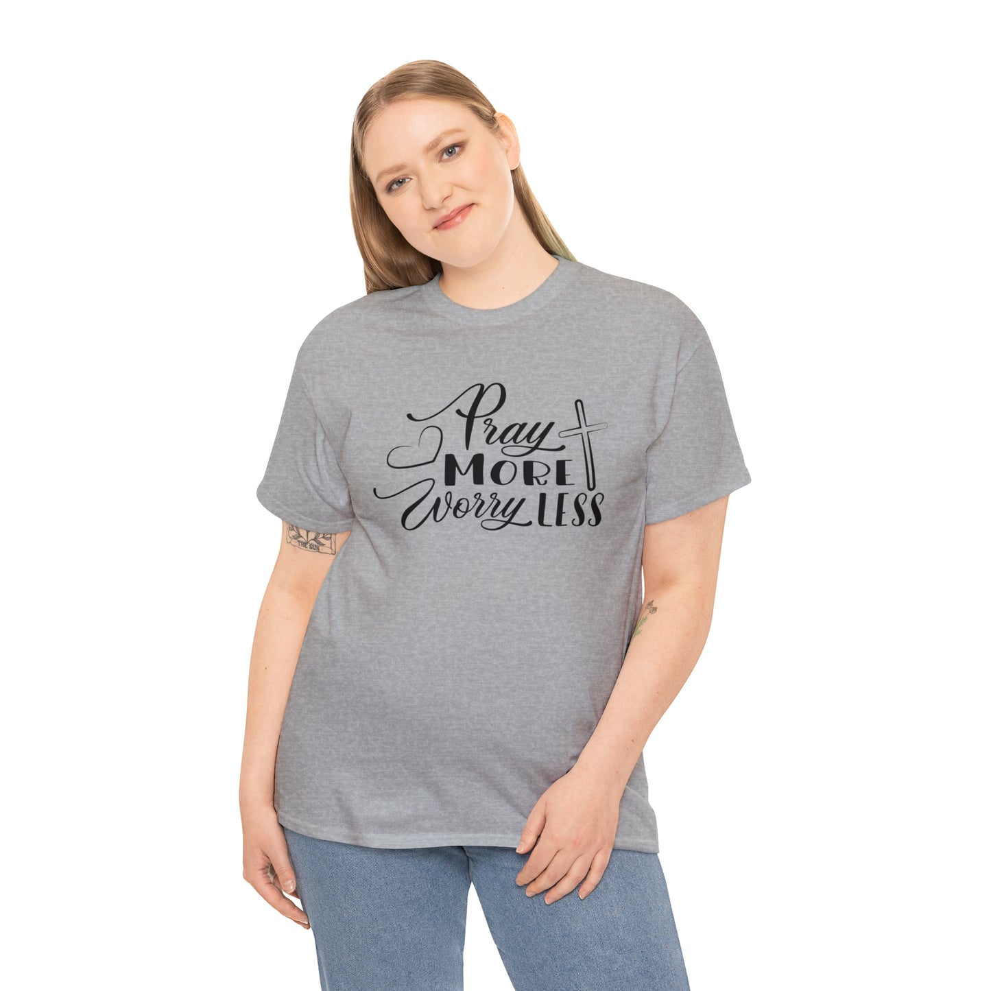 Pray More Worry Less Unisex Tee
