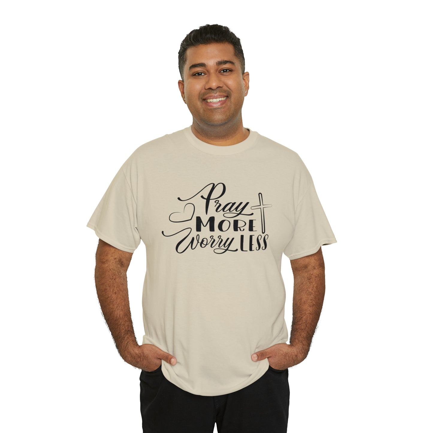 Pray More Worry Less Unisex Tee
