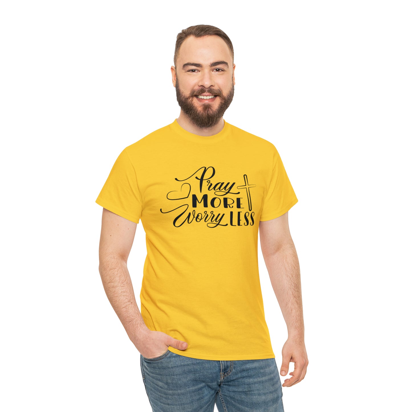Pray More Worry Less Unisex Tee