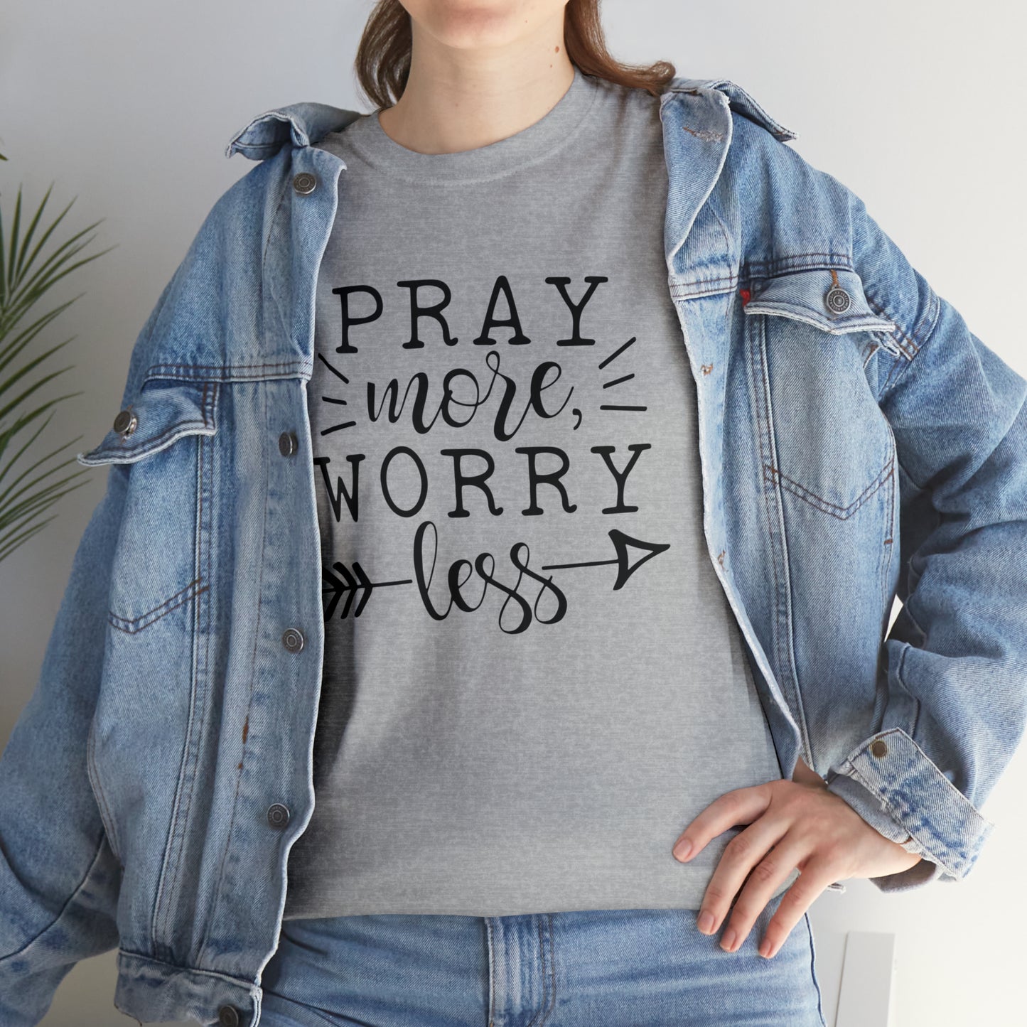 Pray More Worry Less Unisex Tee
