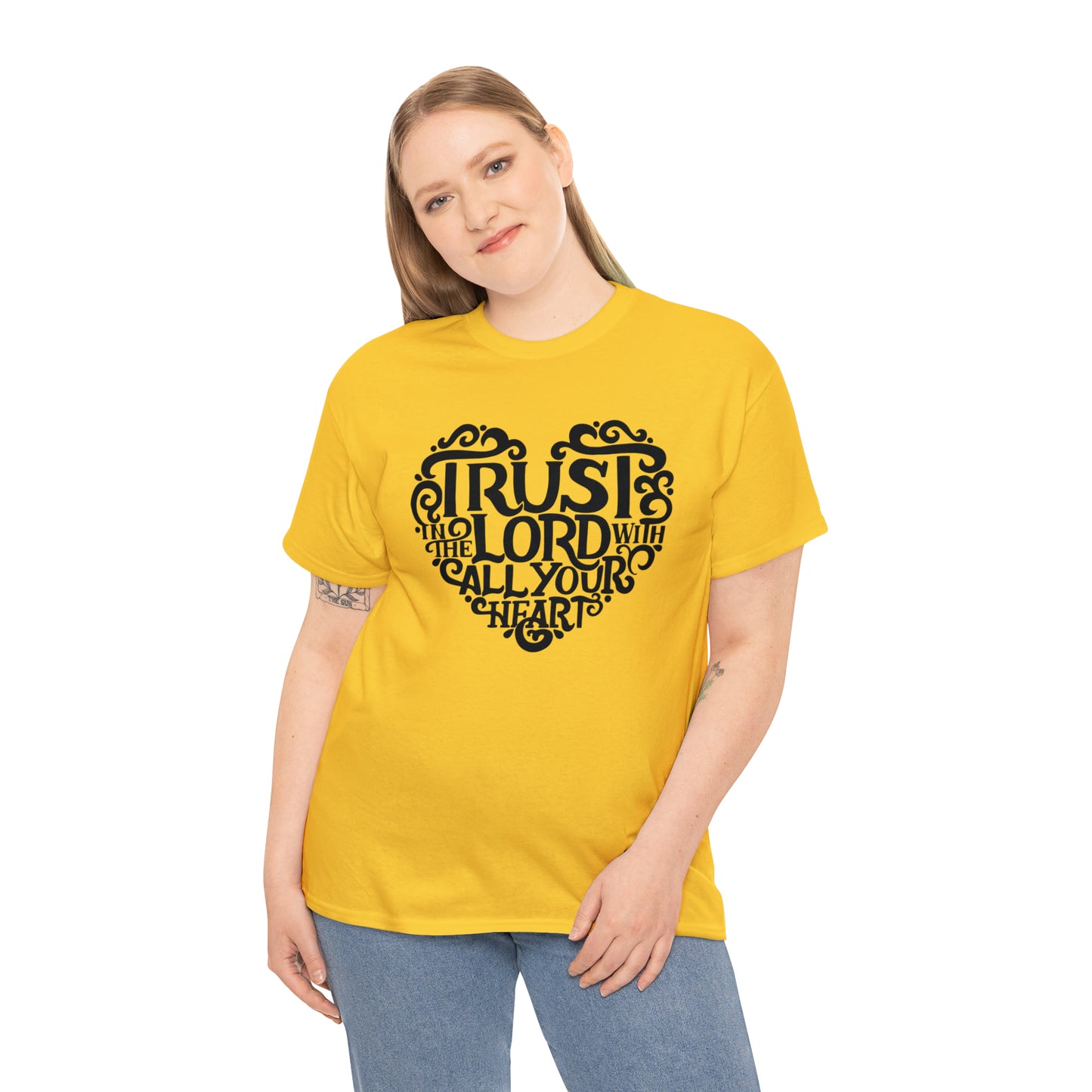 Trust Lord With All Your Heart Unisex Tee