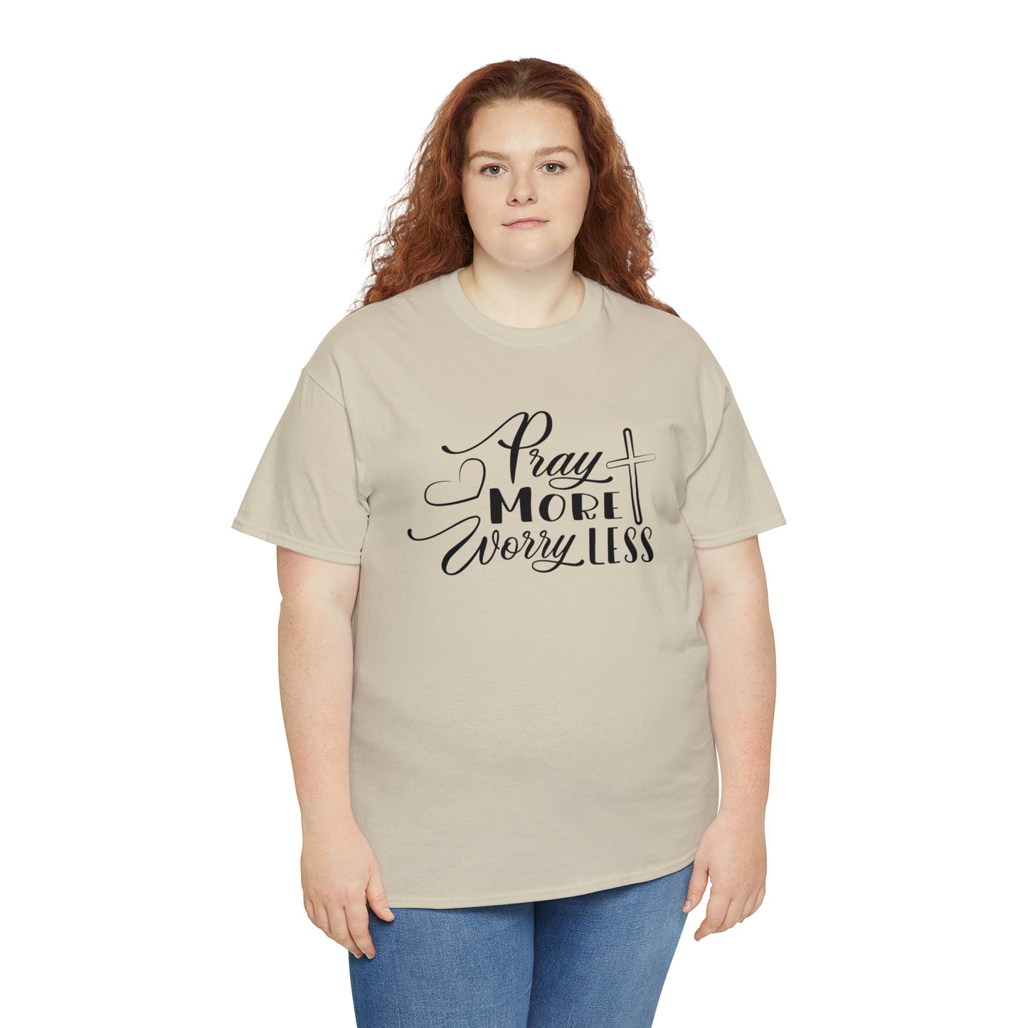 Pray More Worry Less Unisex Tee