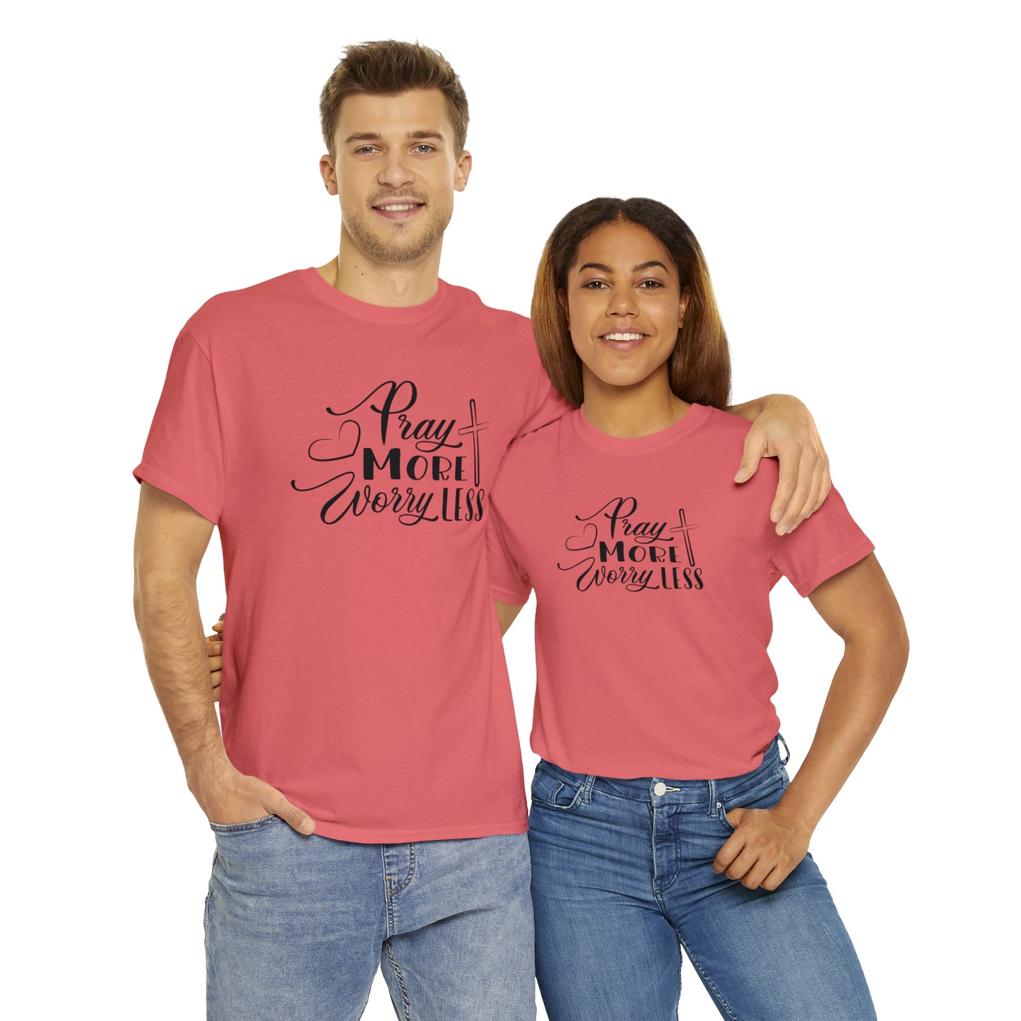 Pray More Worry Less Unisex Tee