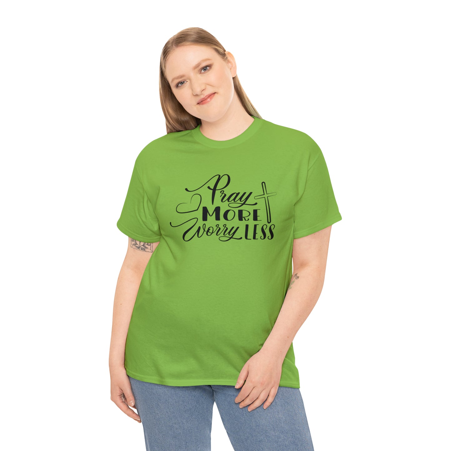 Pray More Worry Less Unisex Tee