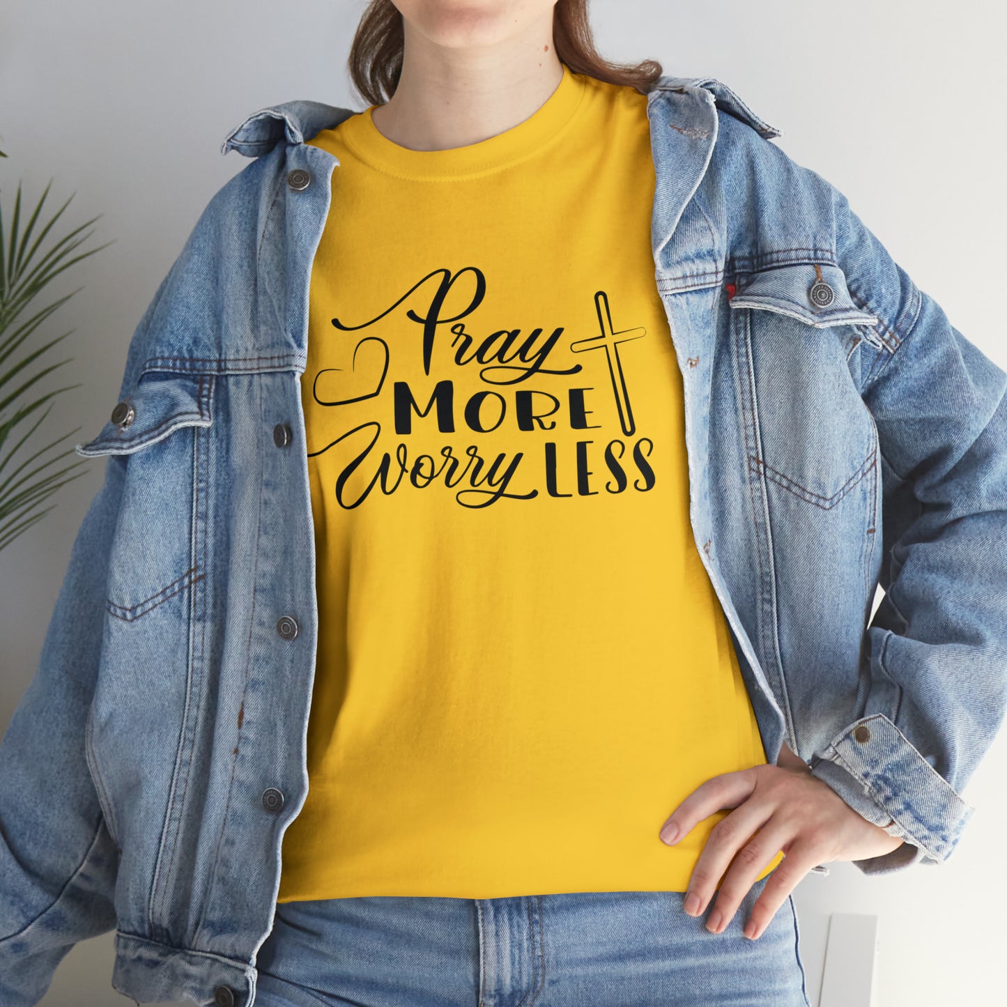 Pray More Worry Less Unisex Tee