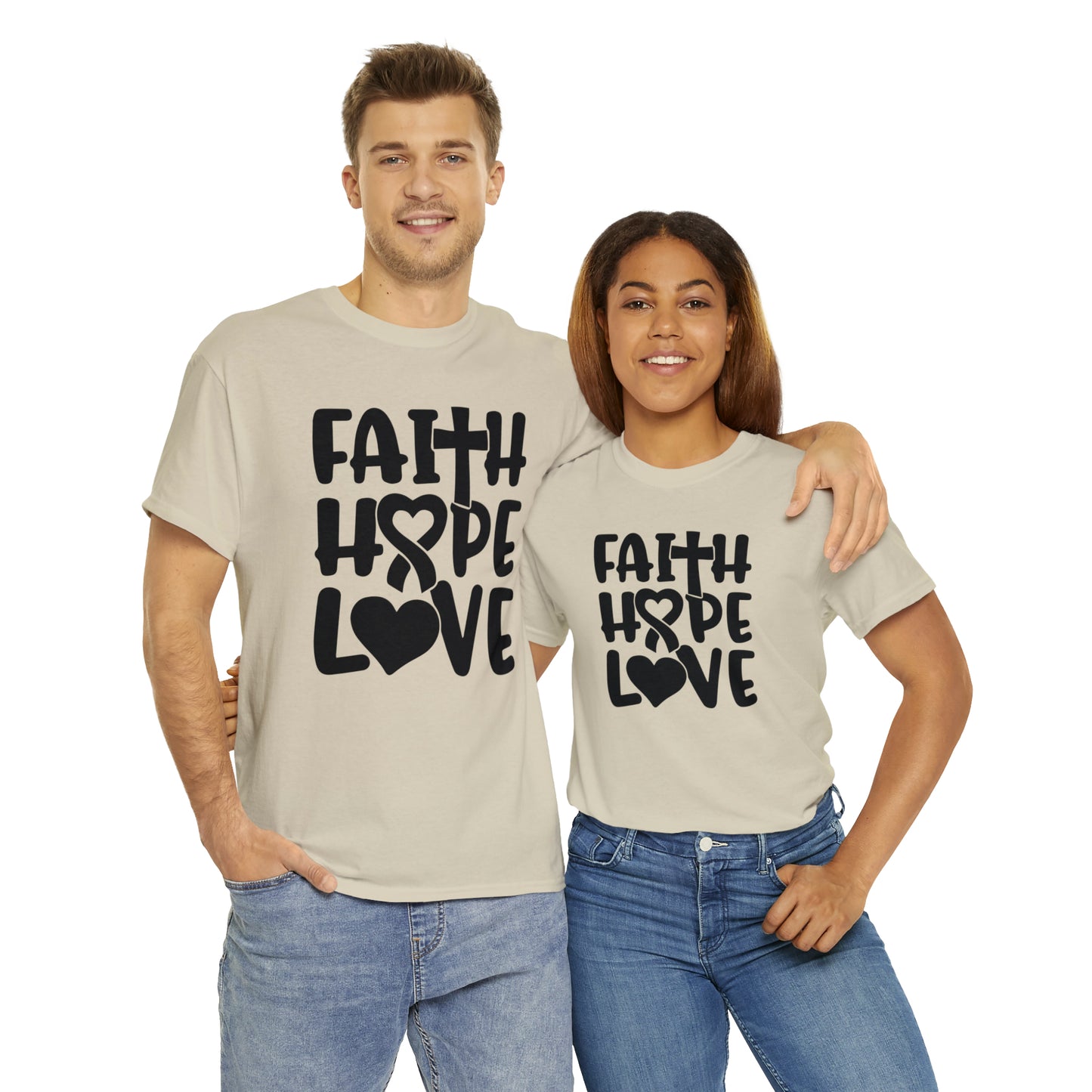 Faith Hope Love Unisex Tee