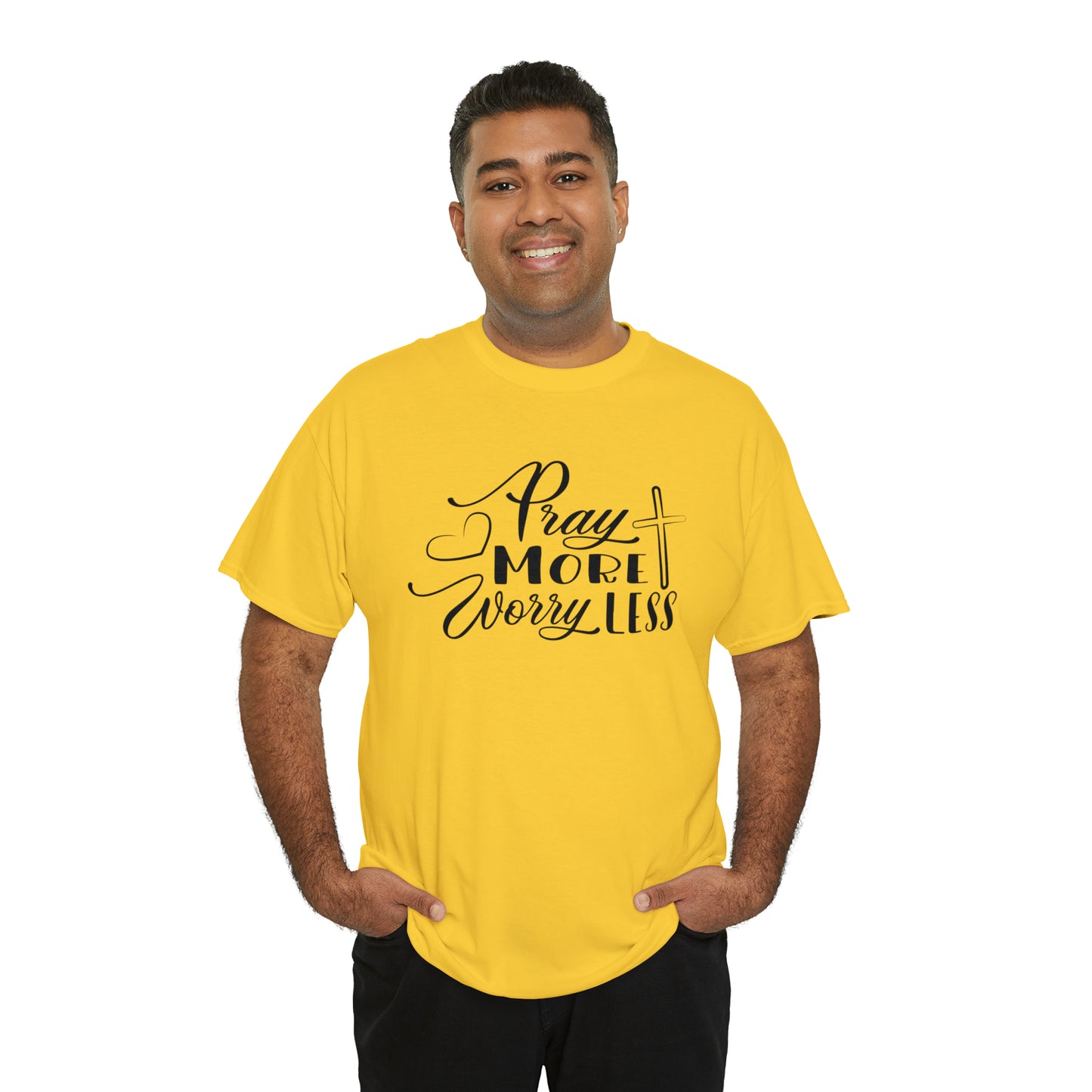 Pray More Worry Less Unisex Tee