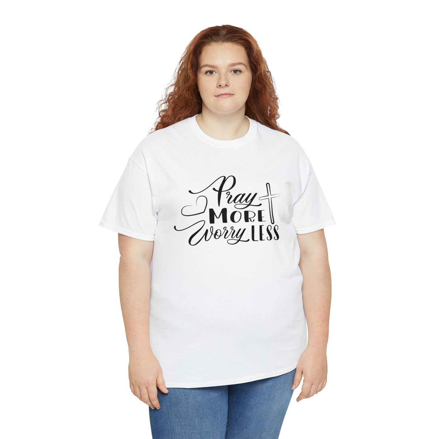 Pray More Worry Less Unisex Tee