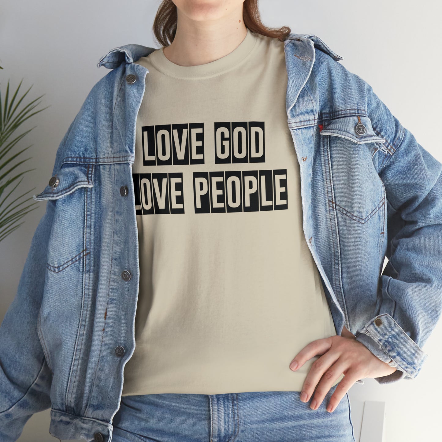 Love God Love People  Unisex Tee